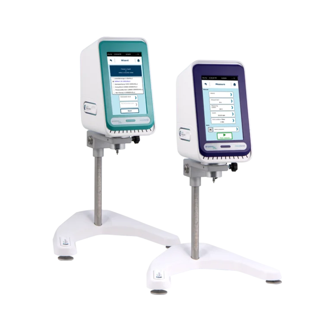 Viscosímetros rotacionales de mesada | Línea de viscosímetros a través de RESORTE “SPRING” | Lamy Rheology Instruments